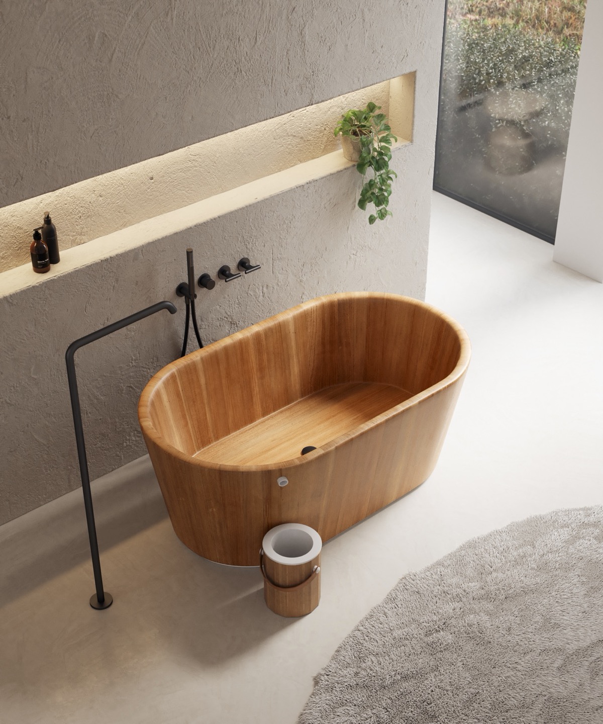 Image Ofuro Wood Bathtub